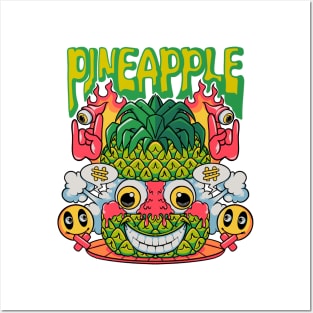 Mr. pineapple Posters and Art